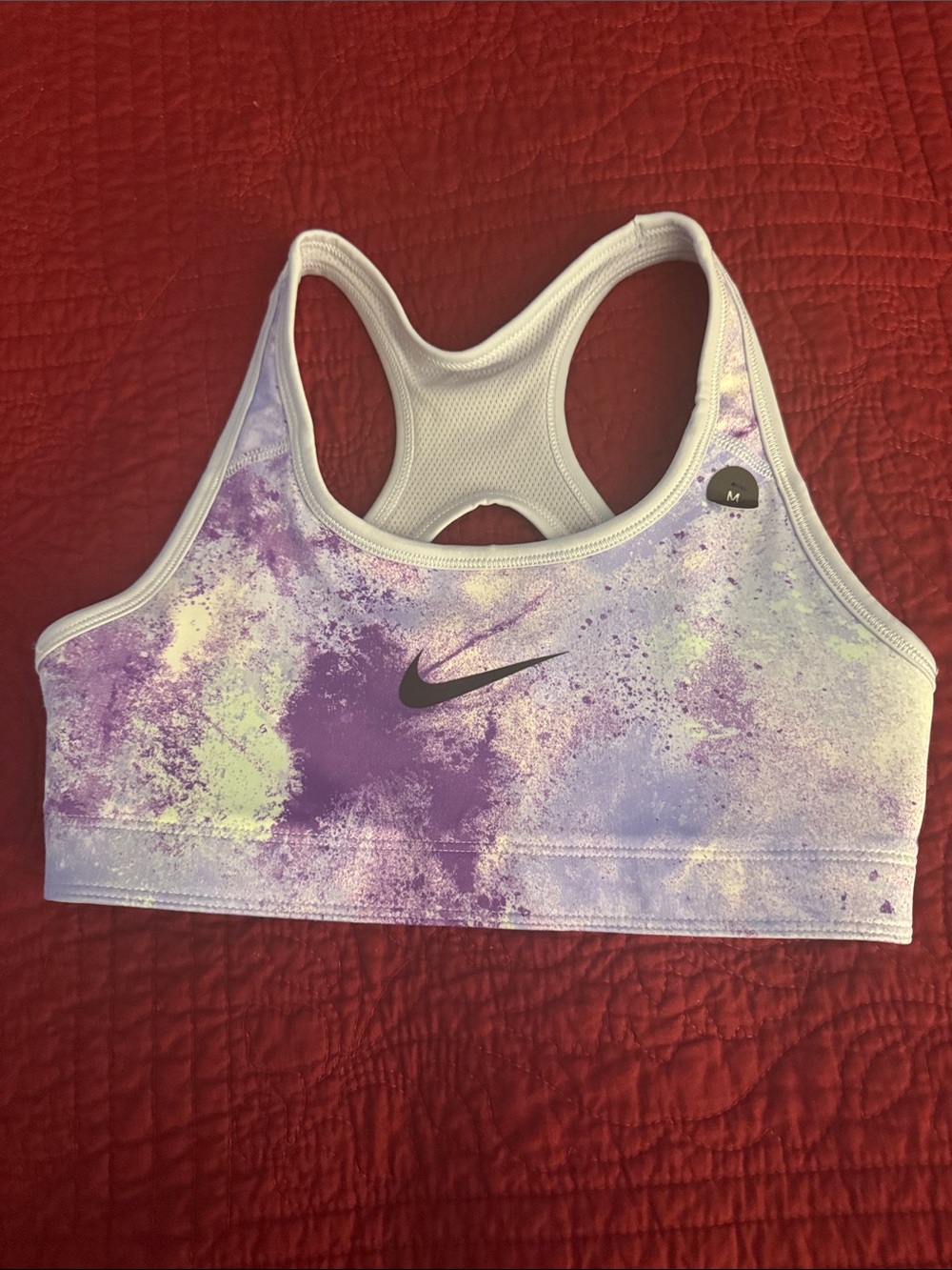 Nike Lavender Splash Racerback Sports Bra